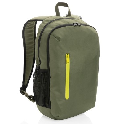 Rucsac casual Impact AWARE™ 300D RPET, 15 inch, verde lime